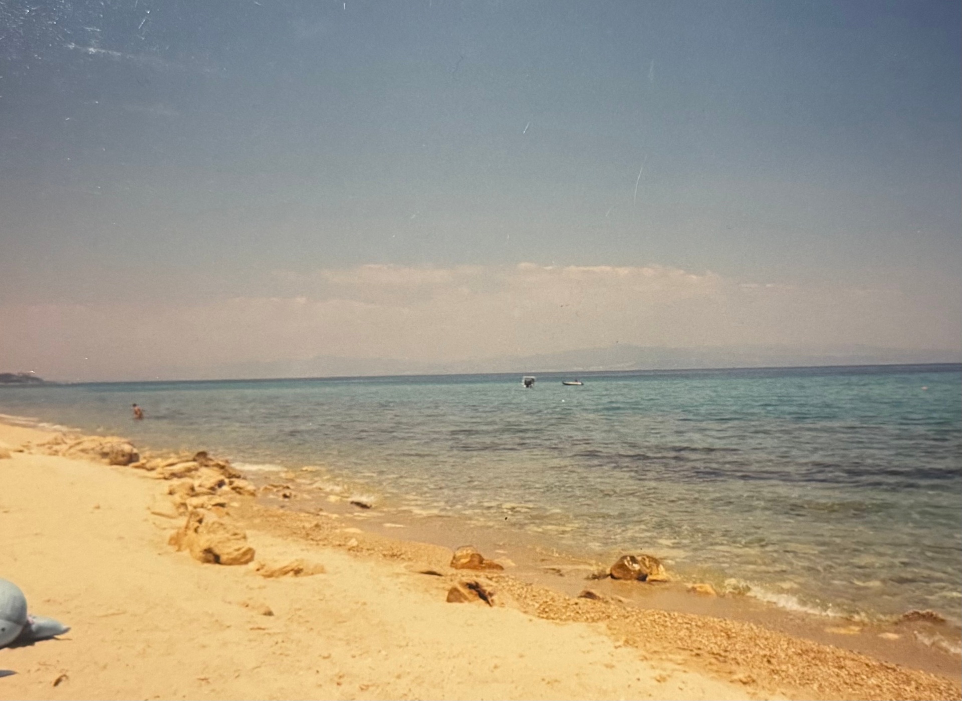 The shore in summer — beach was much wider then
